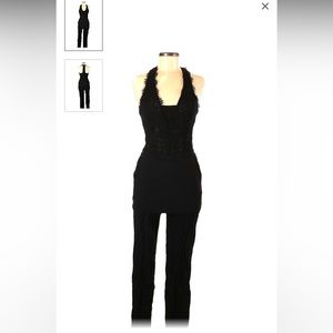 Ella Moss Black Halter Jumpsuit Medium